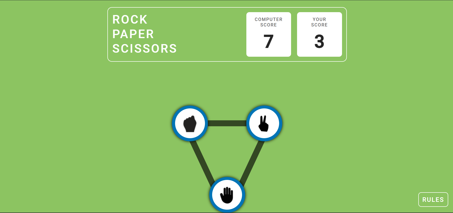 Rock Paper Scissors Game